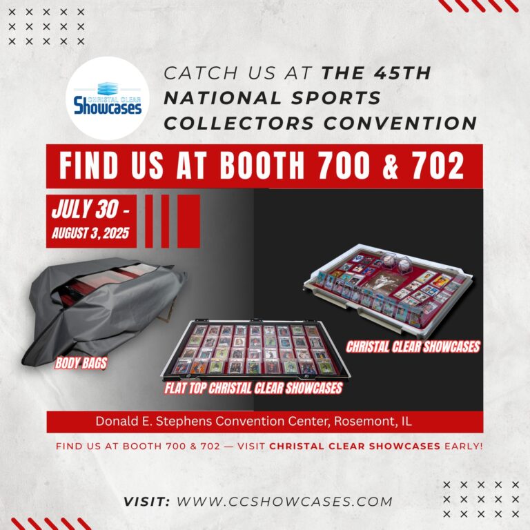 Exhibitor booth location promotion for National Sports Collectors Convention