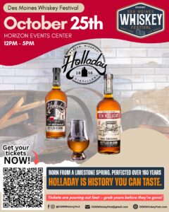Holiday Distillery whiskey featured at Des Moines Whiskey Festival