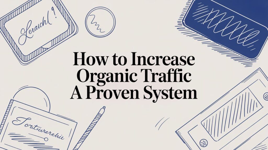 Proven system to increase organic traffic