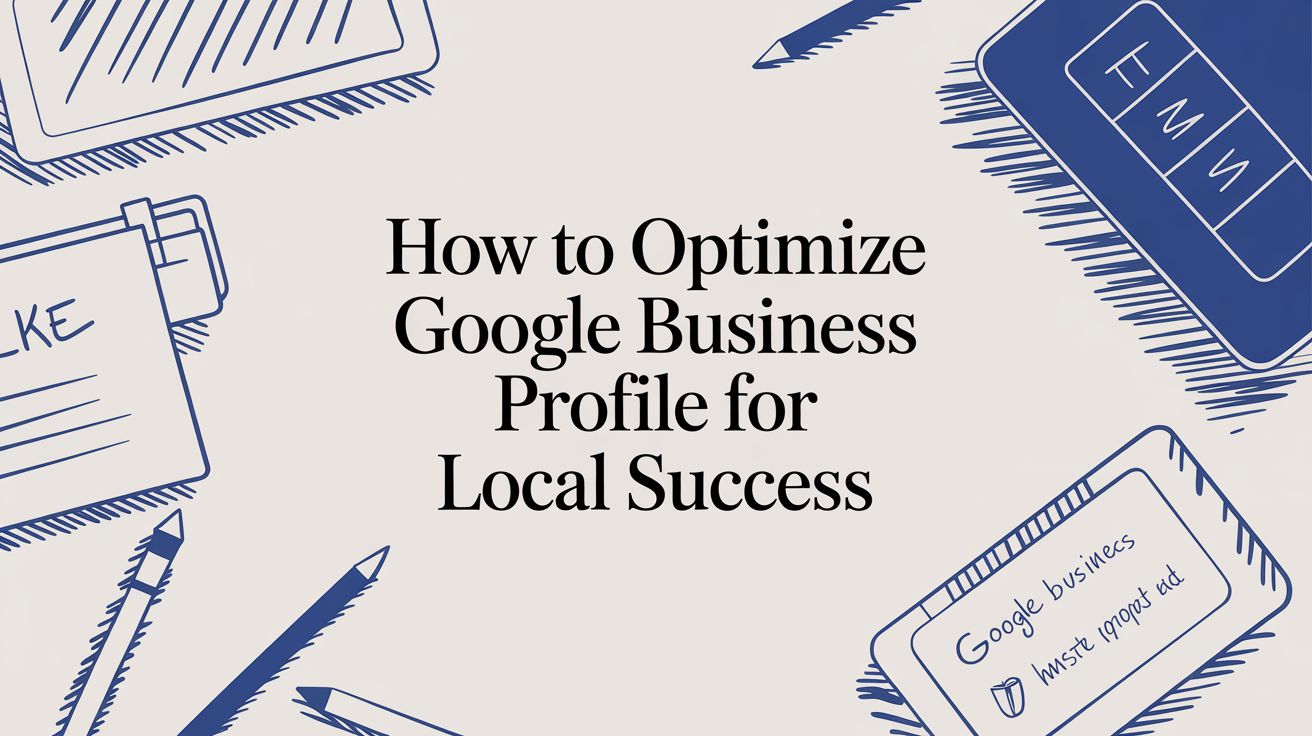 Guide to optimizing Google Business Profile for improved local search visibility