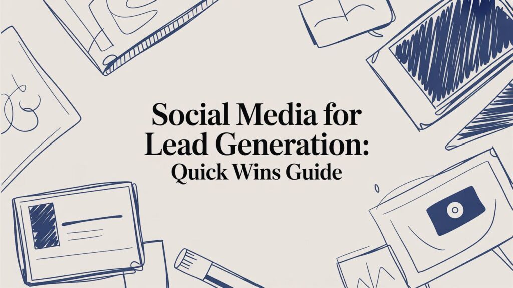 Social media lead generation strategies with quick wins for businesses