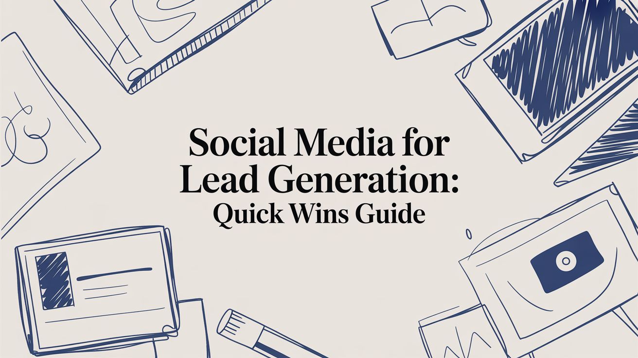 Social media lead generation strategies with quick wins for businesses