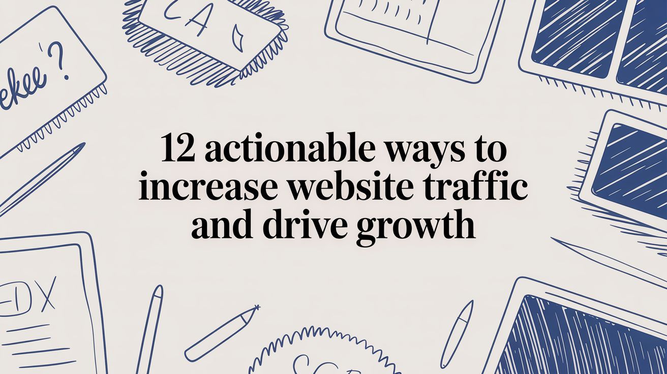 Actionable strategies to increase website traffic and drive business growth