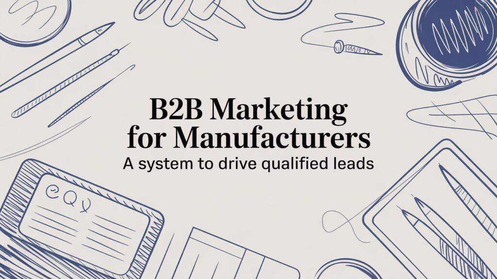 B2B marketing system for manufacturers to drive qualified industrial leads