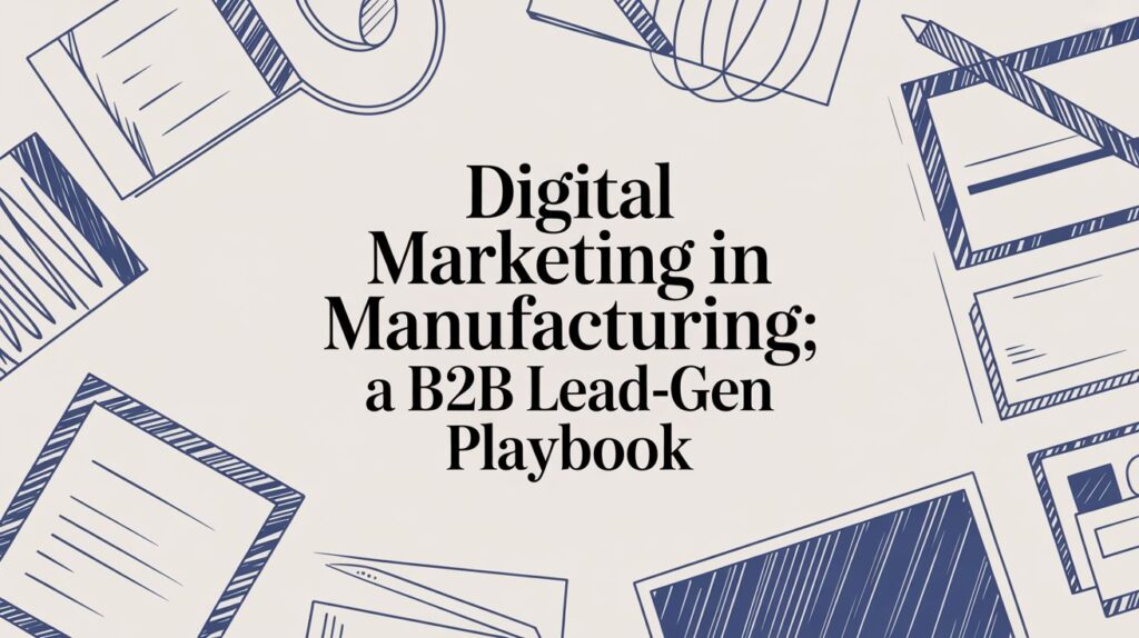 Digital marketing in manufacturing playbook for B2B lead generation and growth
