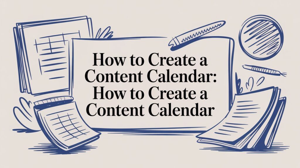 Content calendar creation guide for consistent B2B marketing and content planning