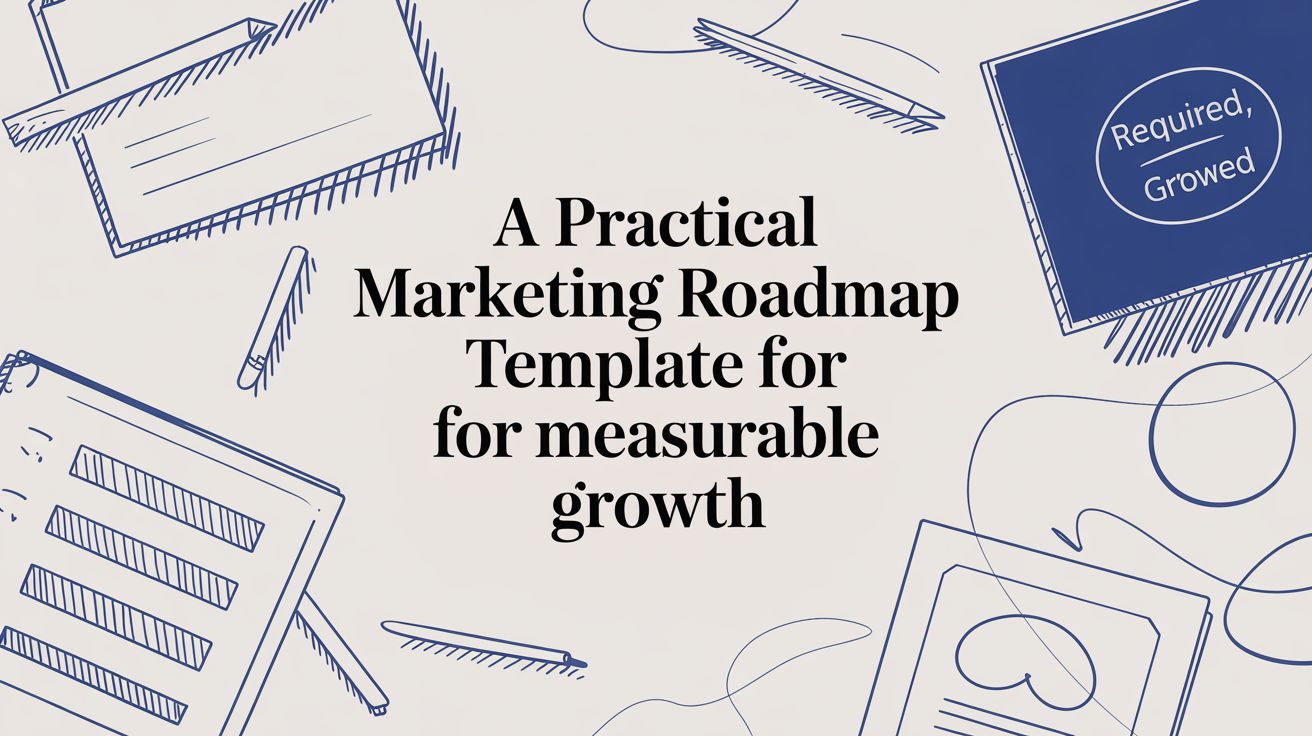 Practical B2B marketing roadmap template for measurable growth planning