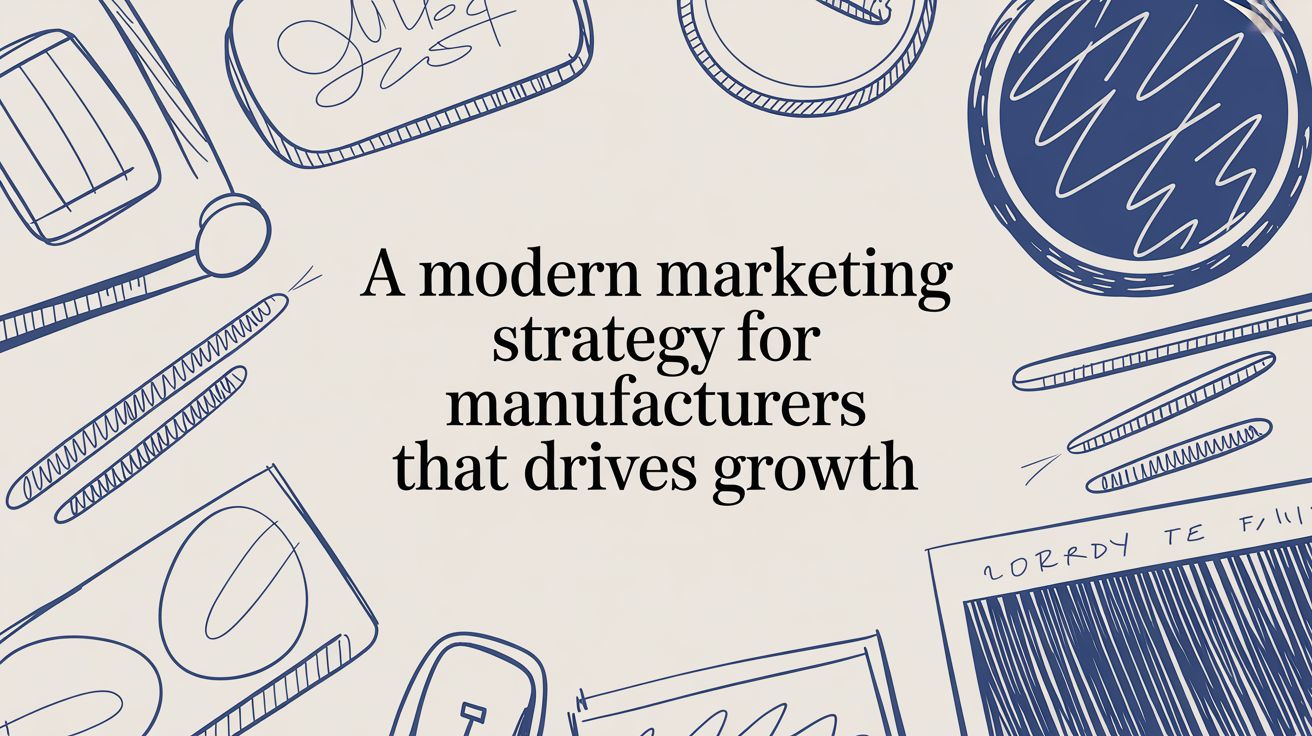 Modern marketing strategy for manufacturers focused on scalable B2B growth