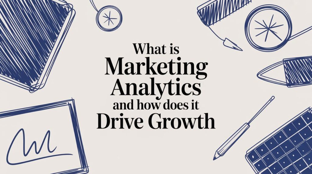 Marketing analytics framework showing how data drives B2B growth decisions