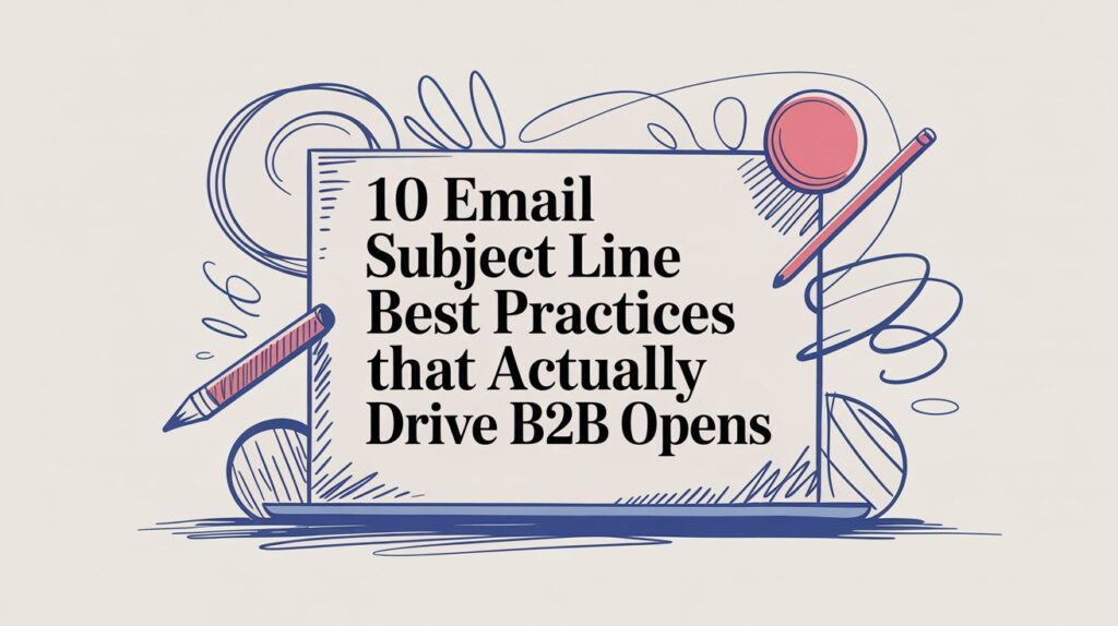 Subject line best practices for driving higher B2B email open rates