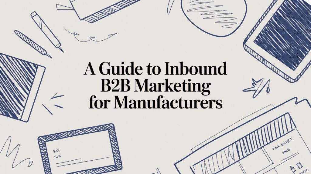 Inbound B2B marketing guide for manufacturers focused on industrial lead generation
