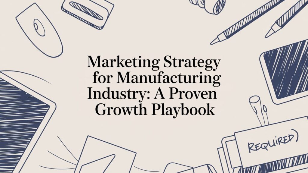 Manufacturing marketing strategy growth playbook cover image