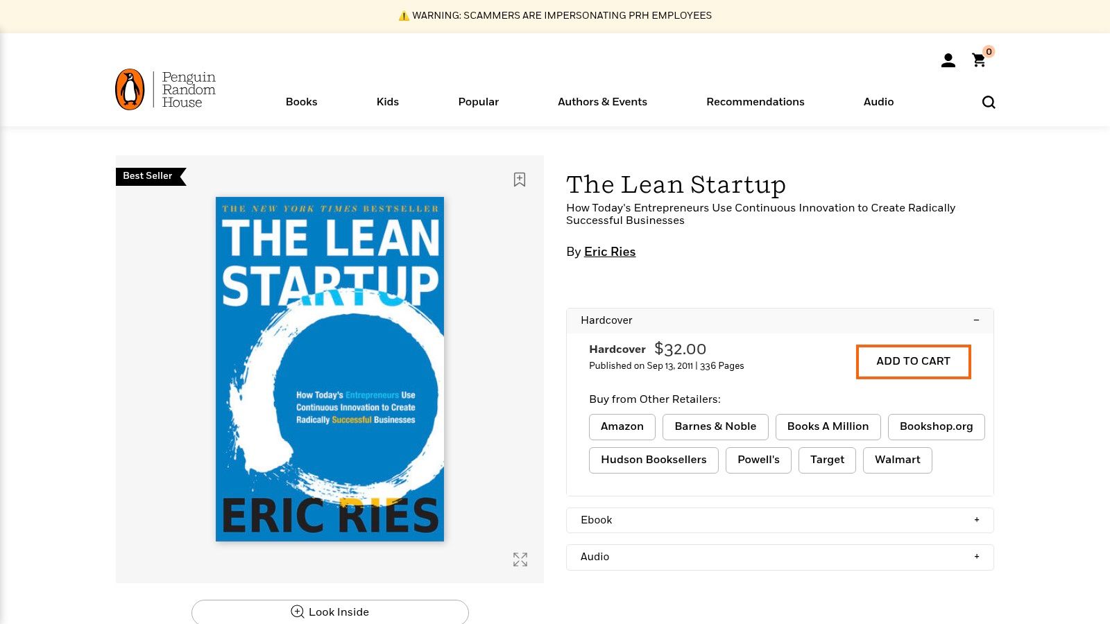 The Lean Startup (Eric Ries)