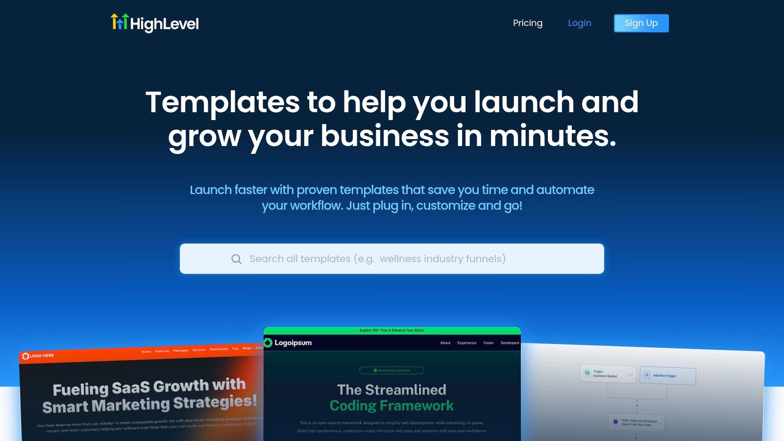 HighLevel Template Library (official)