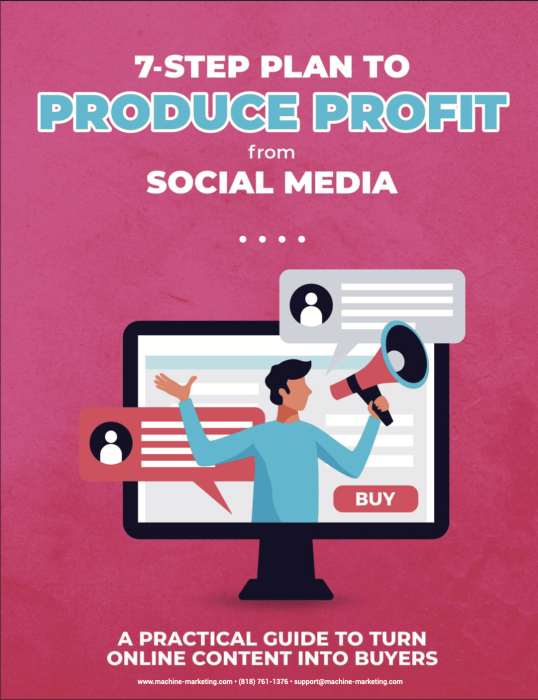 7-Step Plan to Produce Profit from Social Media (Cover)